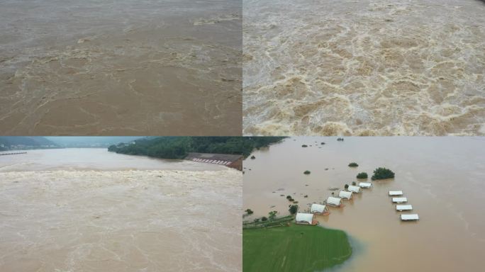 汛期洪水 福建闽江洪水