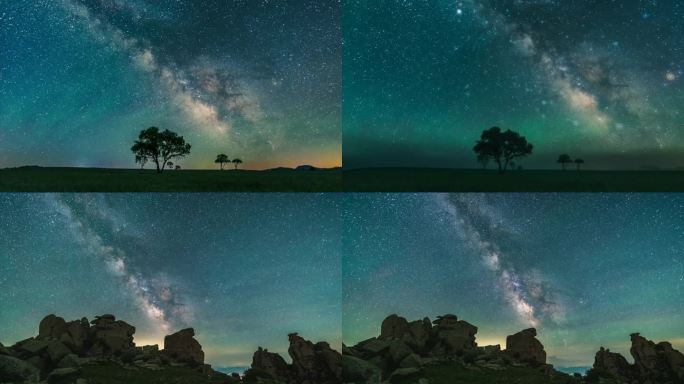 星空银河延时