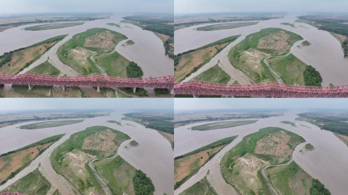 河南郑州：黄河三桥汇，中国铁路发展的史