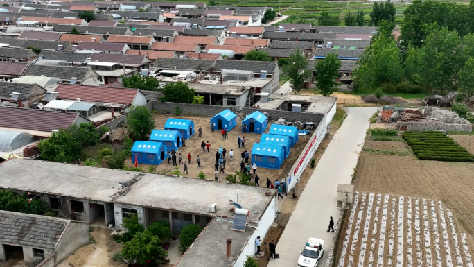 洪灾水灾群众转移演练