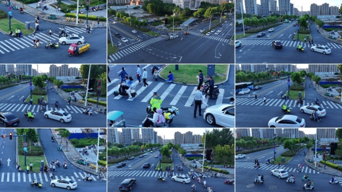 交通事故警察事故处理路口交通