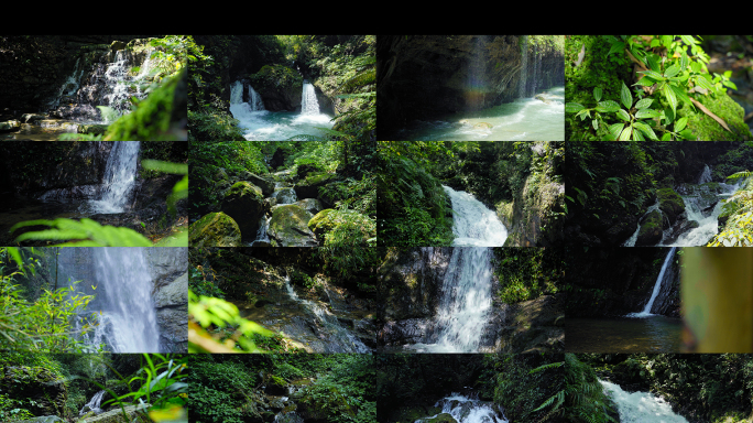 【4K】山水 溪水 山间 森林 小溪