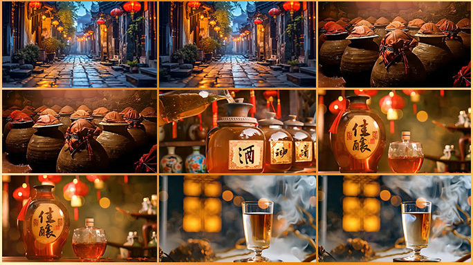 中国传统酿酒文化 白酒历史宣传片 酒片头