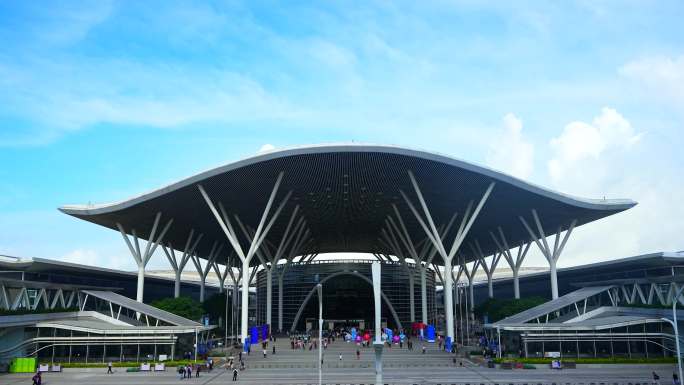 深圳国际会展中心文博会延时摄影