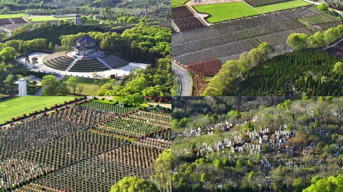 南昌革命烈士陵园墓地【组镜】