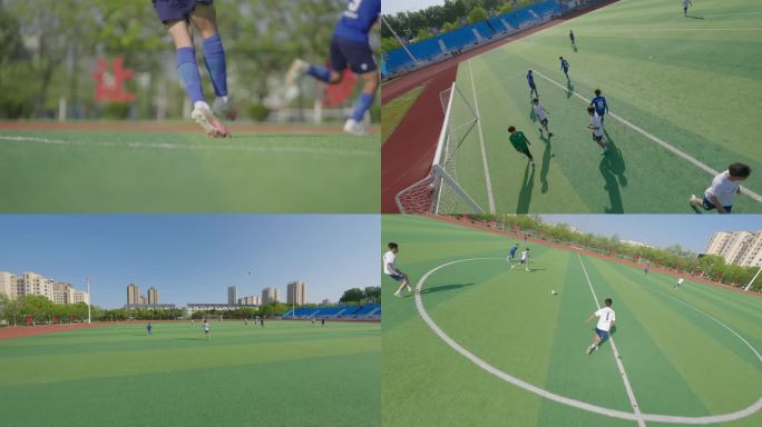 足球体育青春活力大学生校园