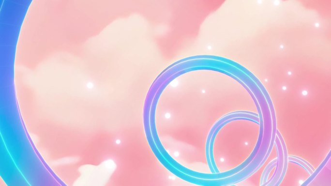 浪漫梦幻天空隧道穿梭