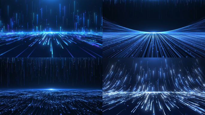 4k粒子线条动画合集