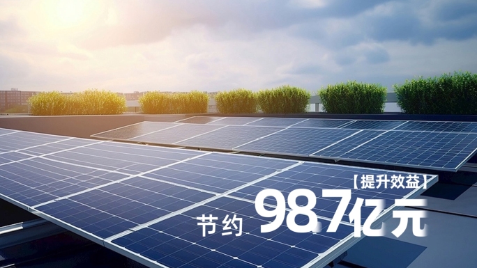 渐变闪烁变化数据字幕
