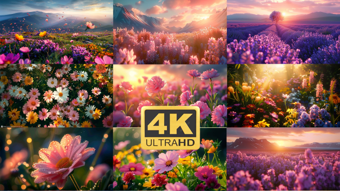 花海4K视频素材合集
