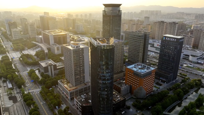 宁波镇海城区航拍延时合集