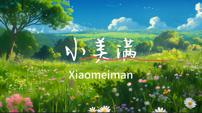 《小美满》MV动漫版无音乐无歌词有标题