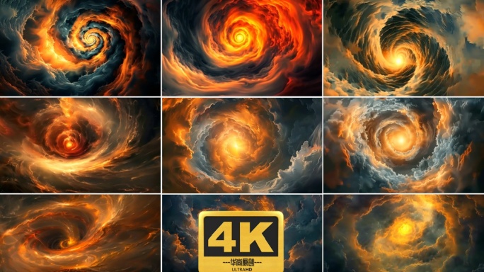 4k旋涡星云合集