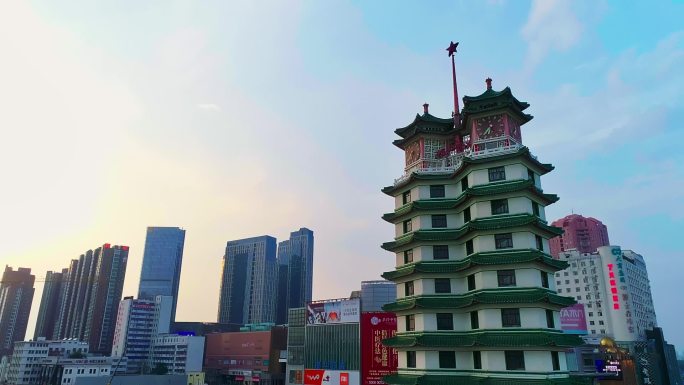 炎黄二帝 二七塔 郑州老火车站