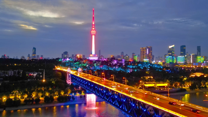 武汉 龟山电视塔夜景