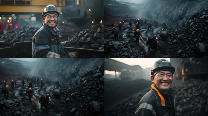 【4k】煤炭工人 煤炭开采