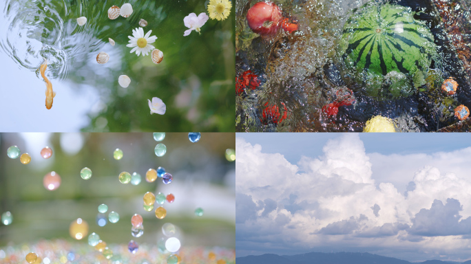 夏天 夏日 西瓜 清新文艺 唯美夏天空镜