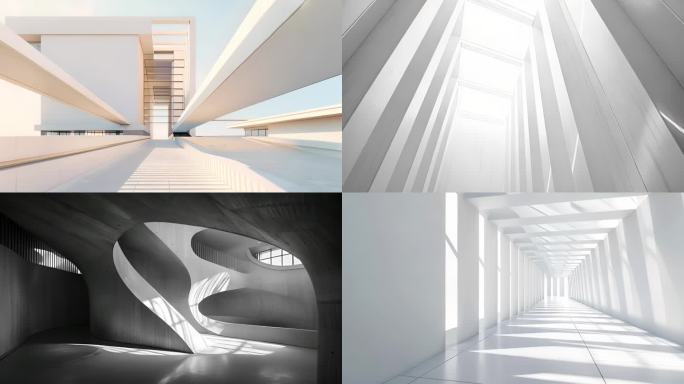 现代建筑光影1分钟3