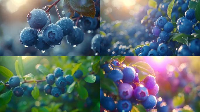蓝莓呀 蓝莓 蓝莓视频素材
