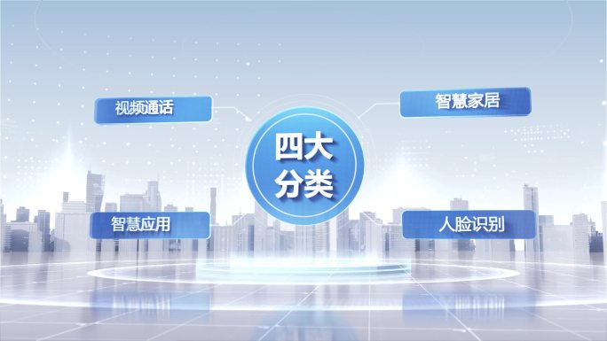 明亮干净四大分支展示