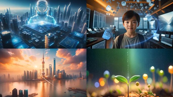 未来科技畅想发布会片头