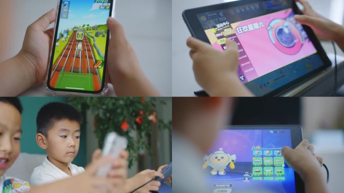 玩电子产品上瘾