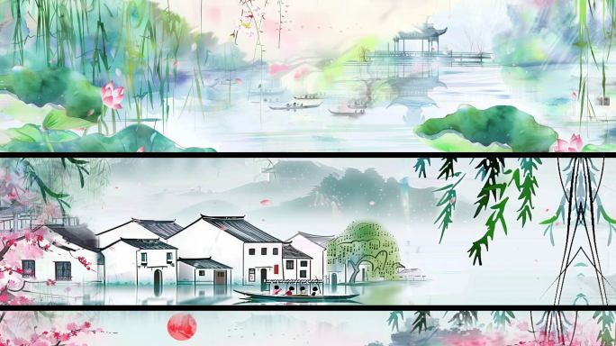 《江南雨》配乐成品8K