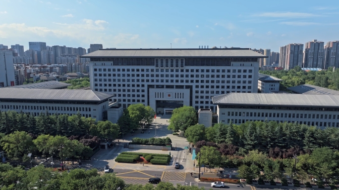 西安市政府航拍