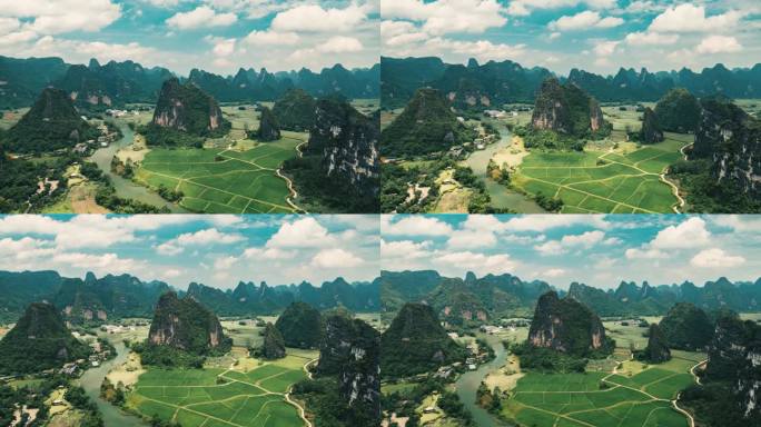 广西崇左明仕田园延时4k