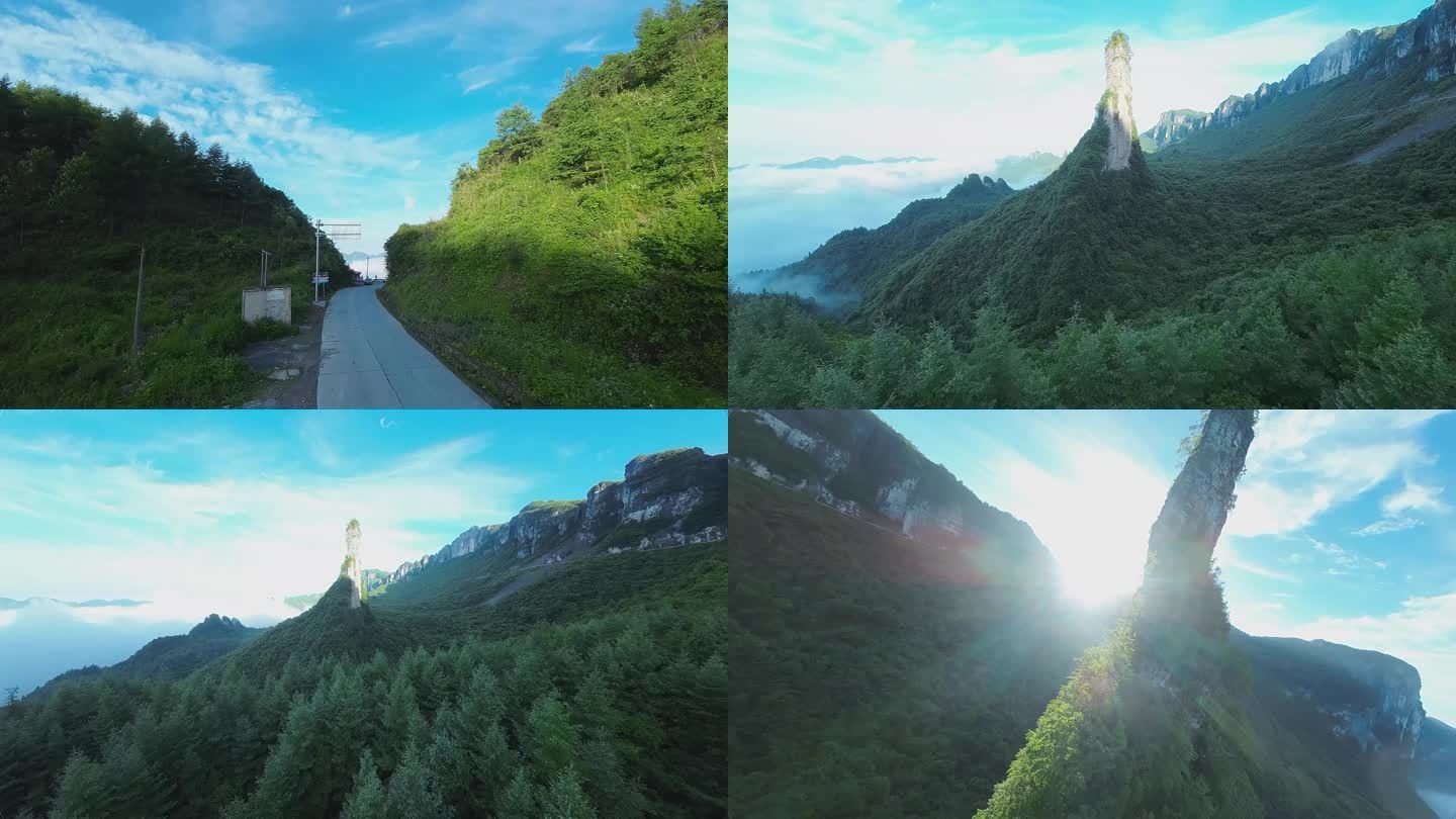 【正版原创实拍】大峡谷景区穿越机航拍素材