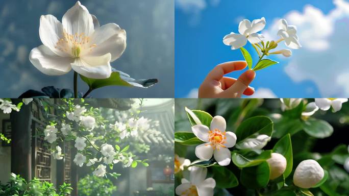 【开花系列】茉莉花 纯洁 友爱