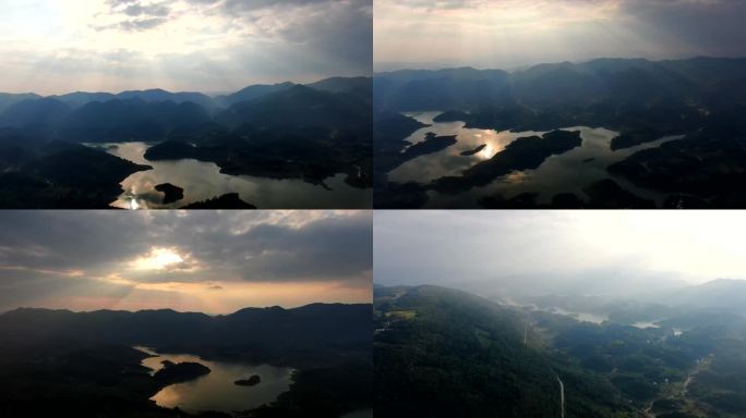 阳光穿透云层