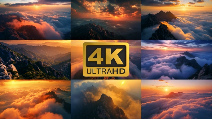 【4K高清】航拍唯美泰山合集