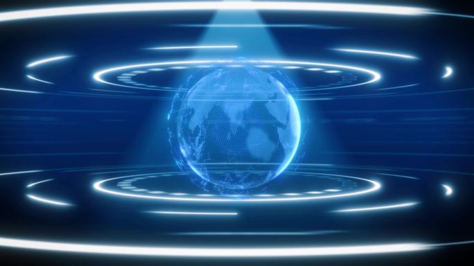 4款全息数字地球（AE模板）虚拟世界