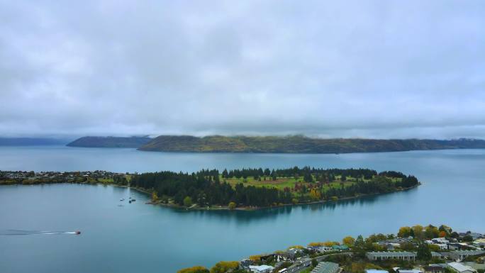 新西兰4k航拍 皇后镇
