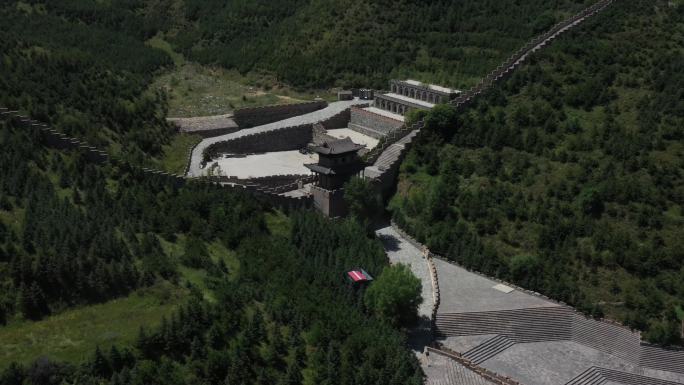 4k山西忻州代县雁门关长城土长城关隘塞外