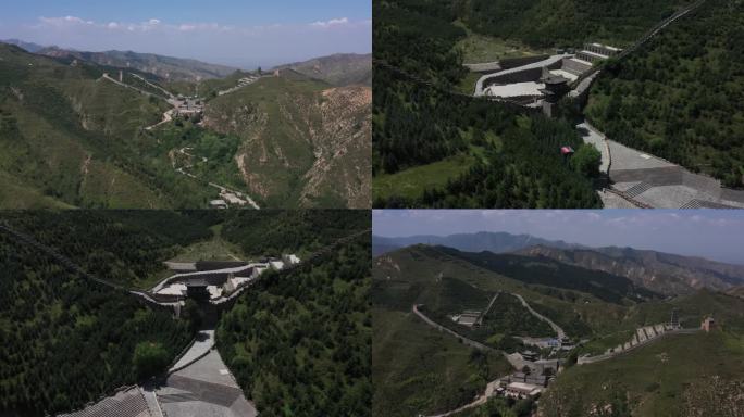 4k山西忻州代县雁门关长城土长城关隘塞外