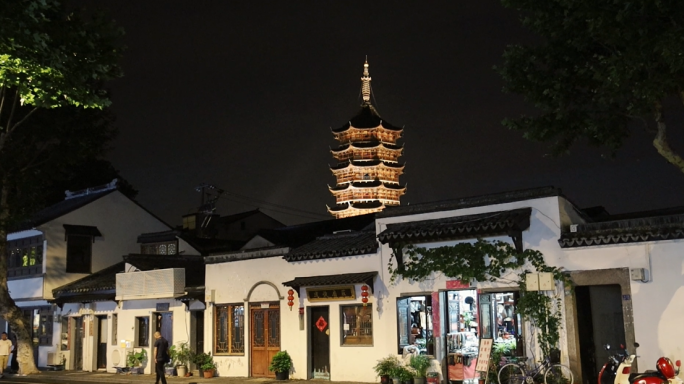 苏州 北寺塔 观前街