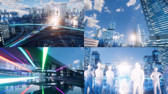 科技城市未来发展城市交通三维信息数字化