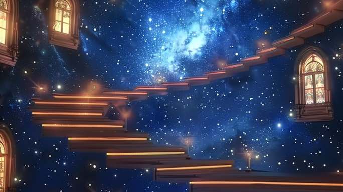 4款4K梦幻星空旋转楼梯