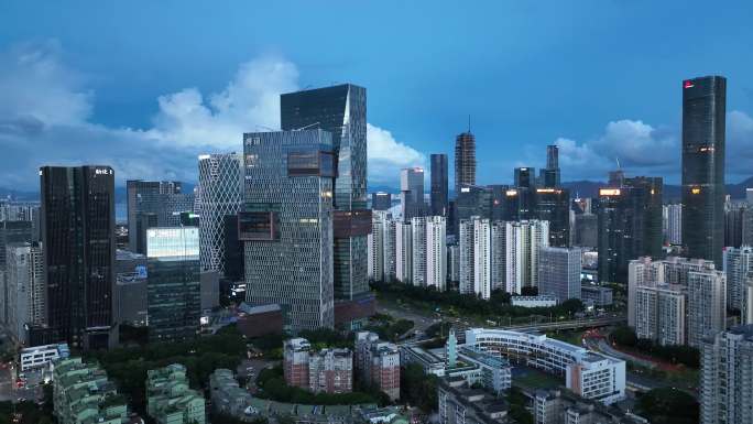深圳腾讯滨海大厦航拍