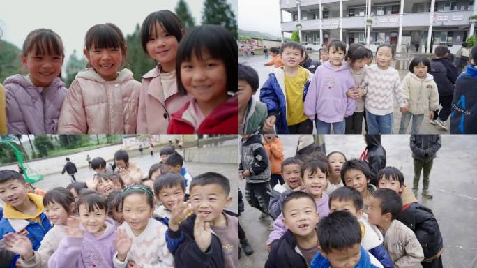 公益希望小学孩子笑脸