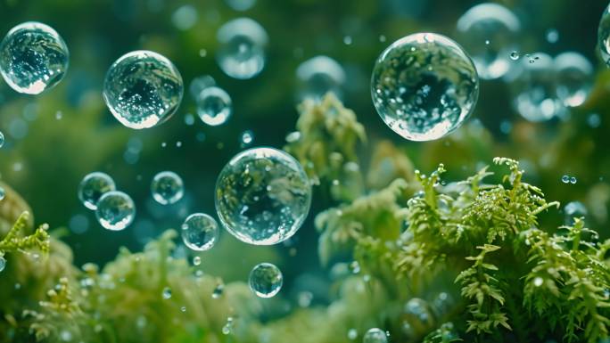 130多组镜头 水滴 溪流 露珠 溪水