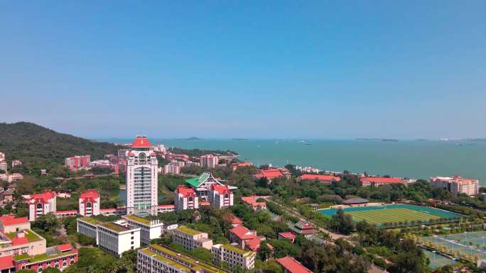 厦门大学校园航拍