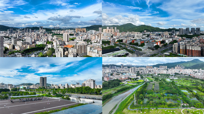 深圳石岩航拍大景