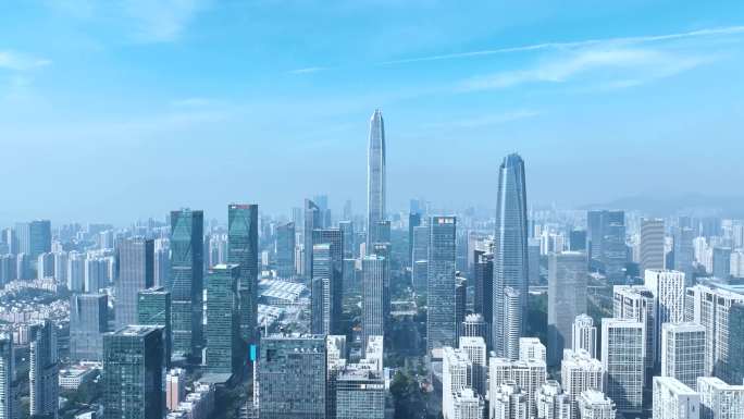 【合集】未来城市俯拍城市科技都市商业中心