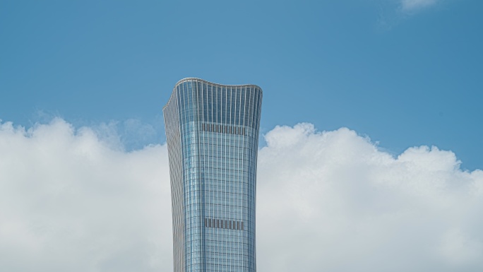 2024北京CBD商务区核心区中国尊延时