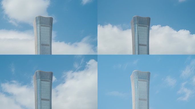 2024北京CBD商务区核心区中国尊延时