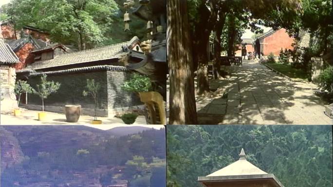 90年代千佛山四门塔灵岩寺