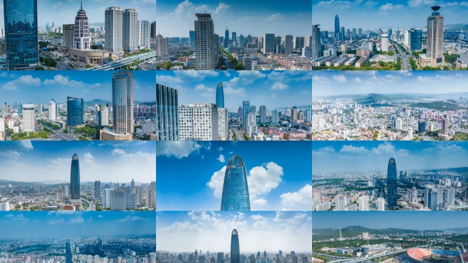 【最新原创】济南绿地中心市中区地标延时